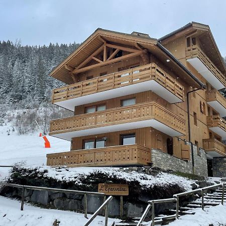 Meribel Centre La Chaudanne, Real Ski In And Out, 3 Bedrooms 2 Bathrooms Newly Renovated, Chalet L'Eperviere المظهر الخارجي الصورة