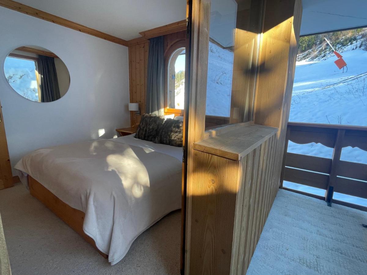 Meribel Centre La Chaudanne, Real Ski In And Out, 3 Bedrooms 2 Bathrooms Newly Renovated, Chalet L'Eperviere المظهر الخارجي الصورة