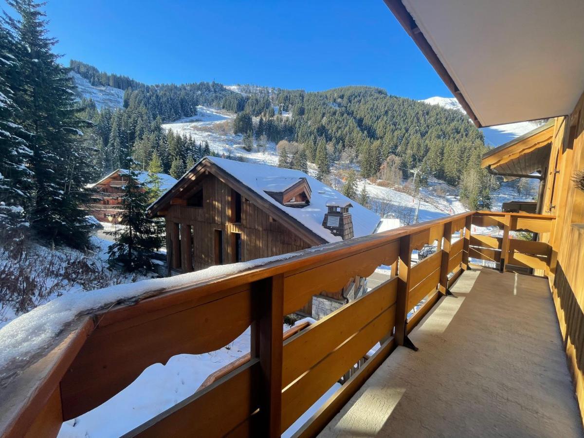 Meribel Centre La Chaudanne, Real Ski In And Out, 3 Bedrooms 2 Bathrooms Newly Renovated, Chalet L'Eperviere المظهر الخارجي الصورة