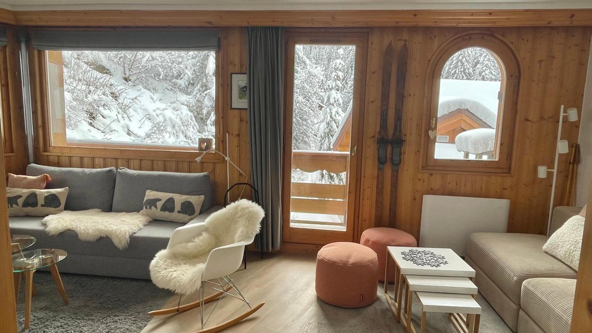 Meribel Centre La Chaudanne, Real Ski In And Out, 3 Bedrooms 2 Bathrooms Newly Renovated, Chalet L'Eperviere المظهر الخارجي الصورة
