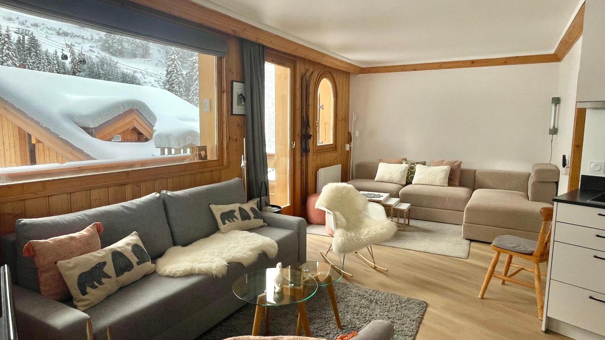 Meribel Centre La Chaudanne, Real Ski In And Out, 3 Bedrooms 2 Bathrooms Newly Renovated, Chalet L'Eperviere المظهر الخارجي الصورة